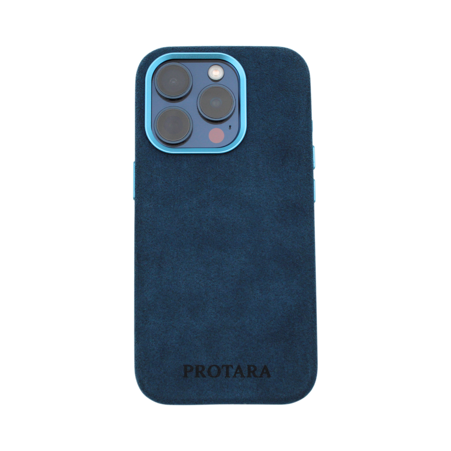 PROTARA Alcantara iPhone 14 Pro Case - Ocean Voyage Blue