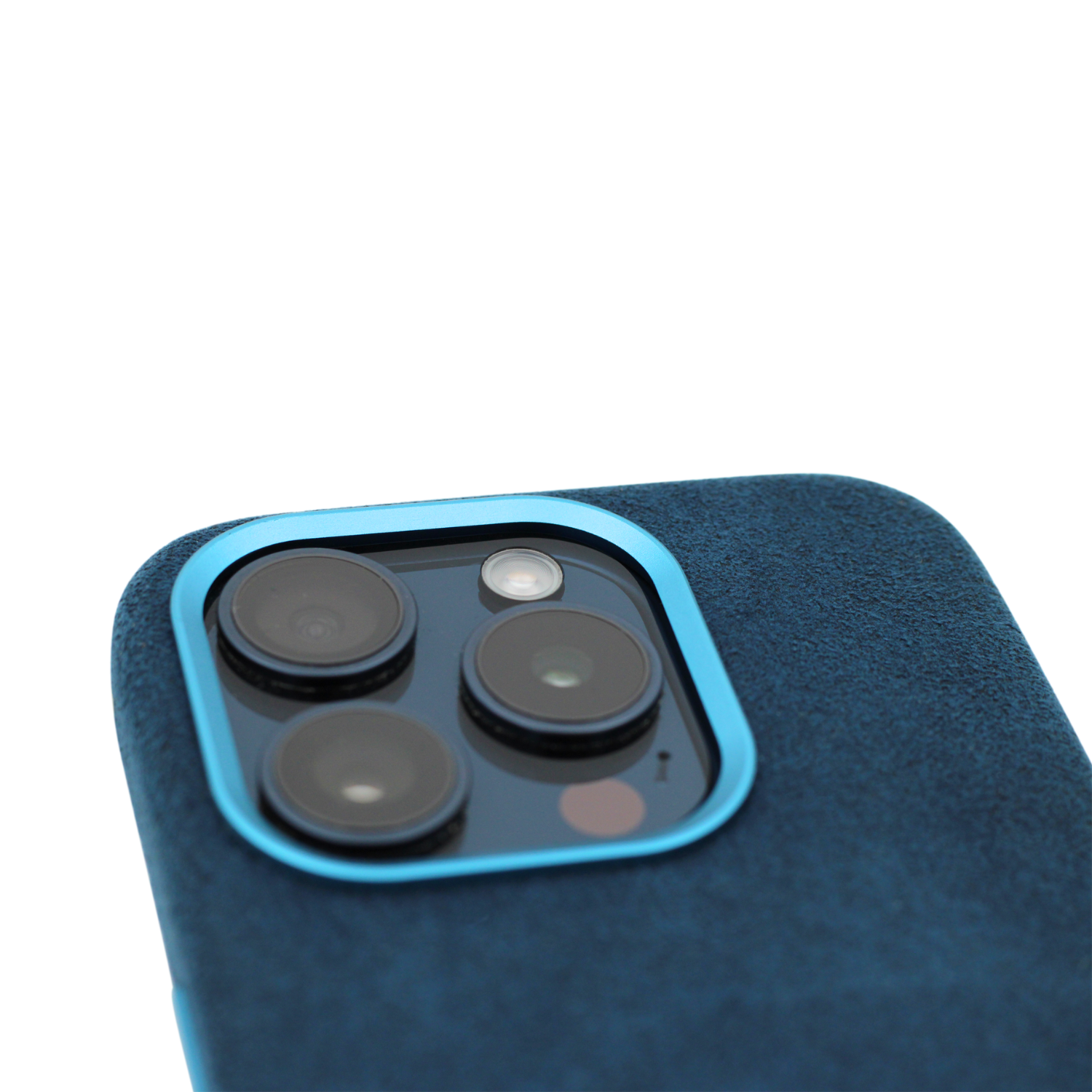 PROTARA Alcantara iPhone 14 Pro Case - Ocean Voyage Blue
