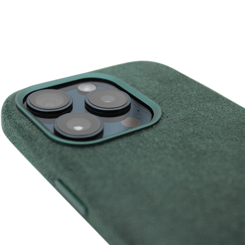 PROTARA Alcantara iPhone 14 Pro Case - Expedition Green