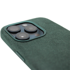 PROTARA Alcantara iPhone 14 Pro Case - Expedition Green