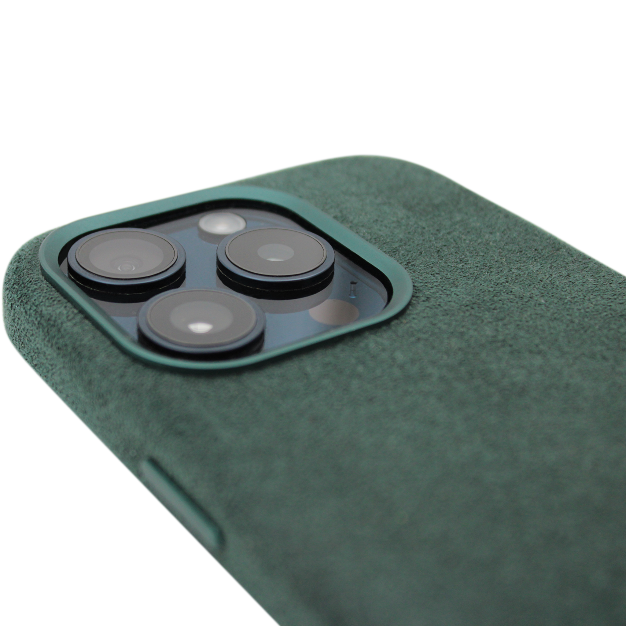 PROTARA Alcantara iPhone 14 Pro Case - Expedition Green