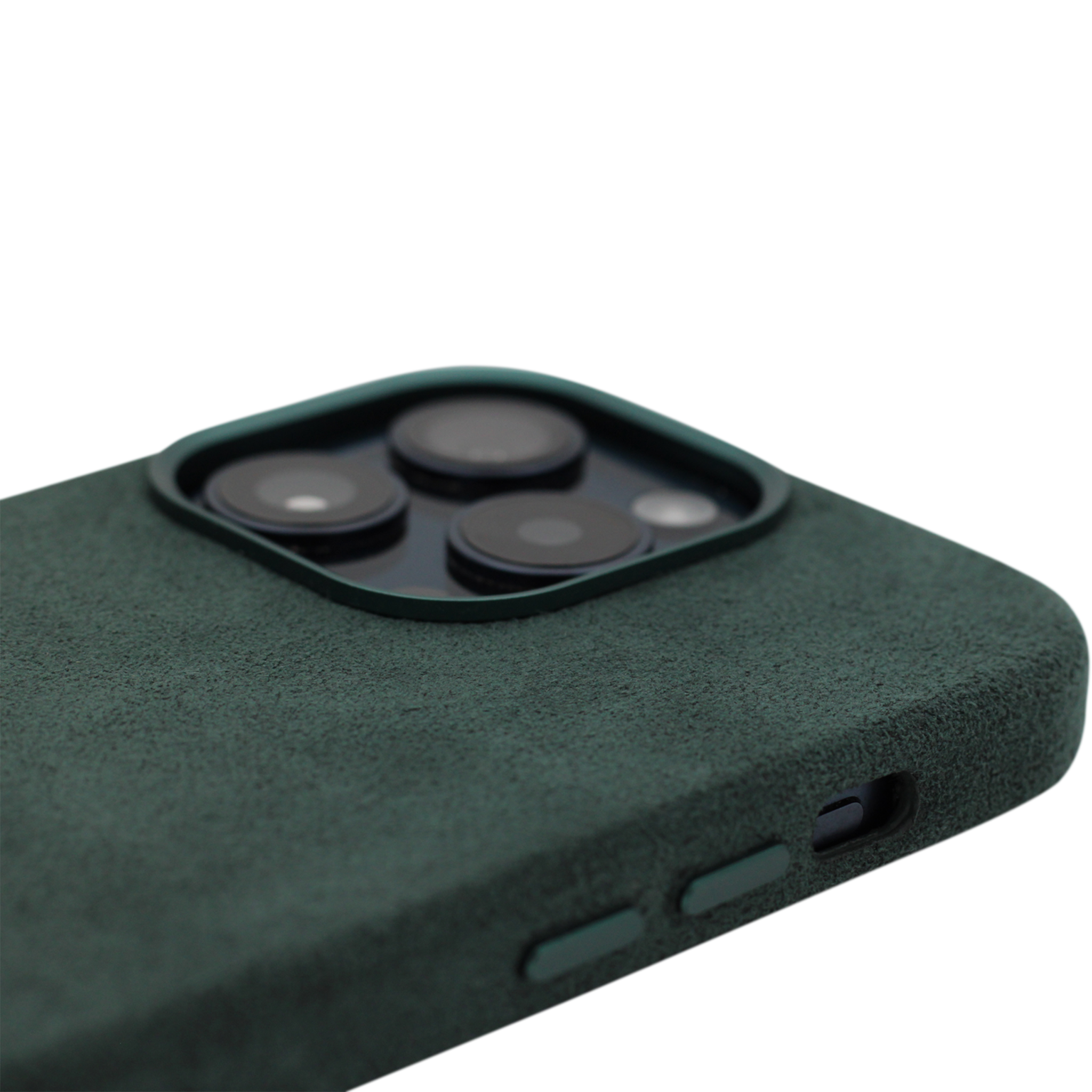 PROTARA Alcantara iPhone 14 Pro Case - Expedition Green