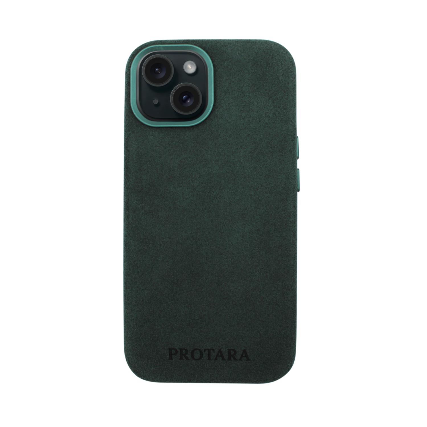 PROTARA Alcantara iPhone 15 Case - Expedition Green