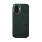 PROTARA Alcantara iPhone 16 Case - Expedition Green