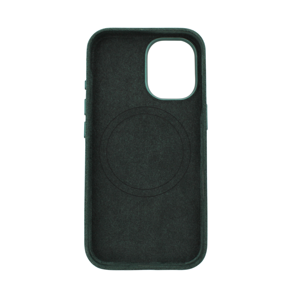 PROTARA Alcantara iPhone 16 Case - Expedition Green