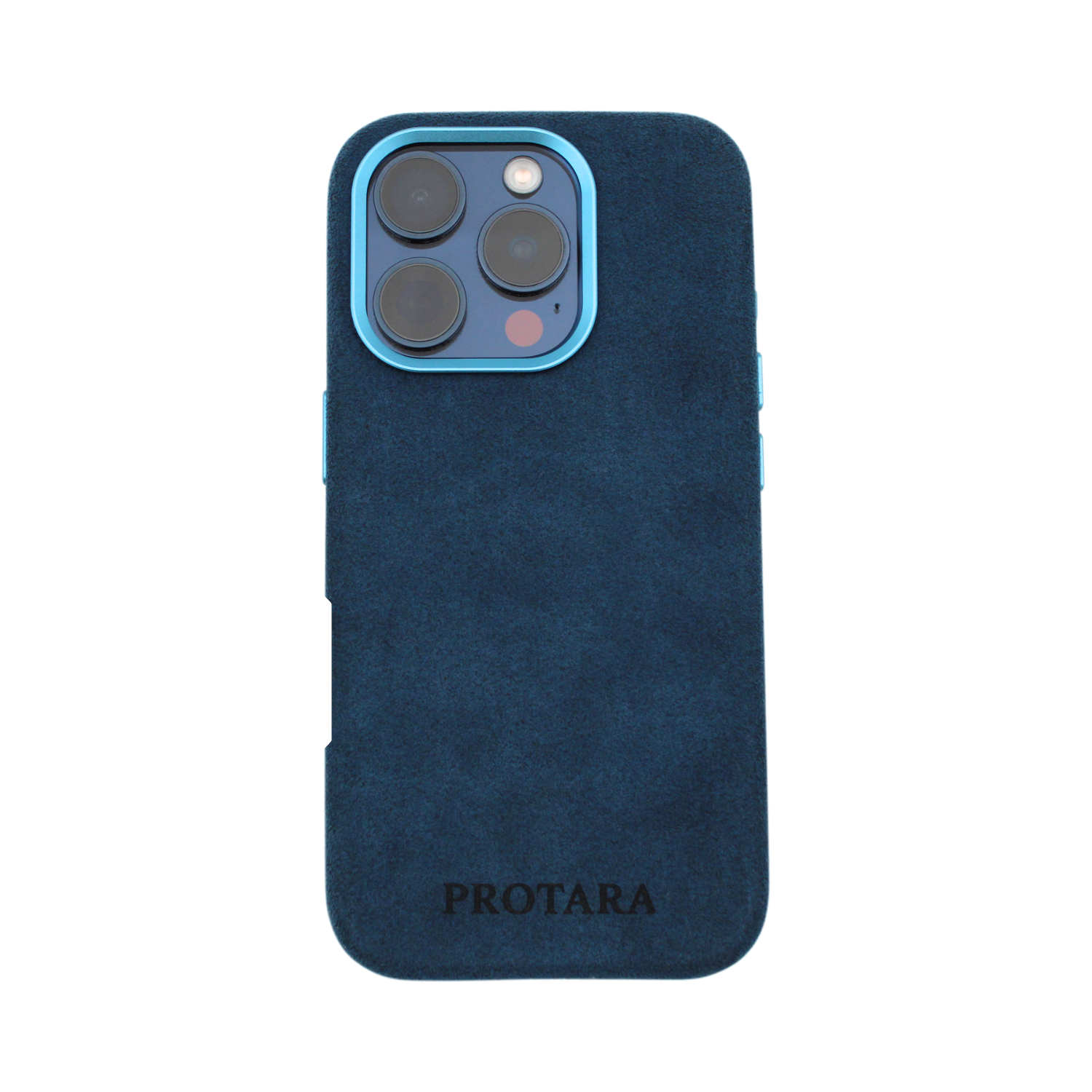 PROTARA Alcantara iPhone 16 Pro Max Case - Ocean Voyage Blue