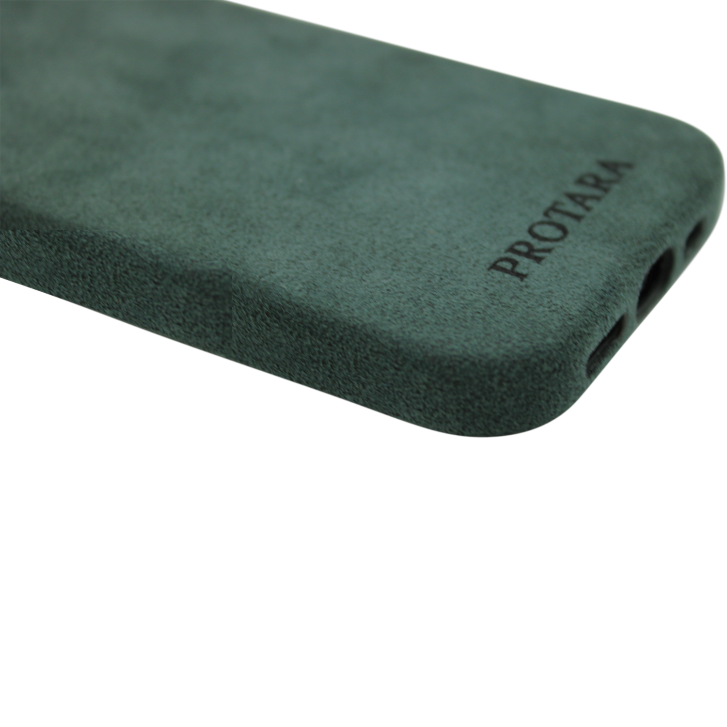 PROTARA Alcantara iPhone 15 Case - Expedition Green